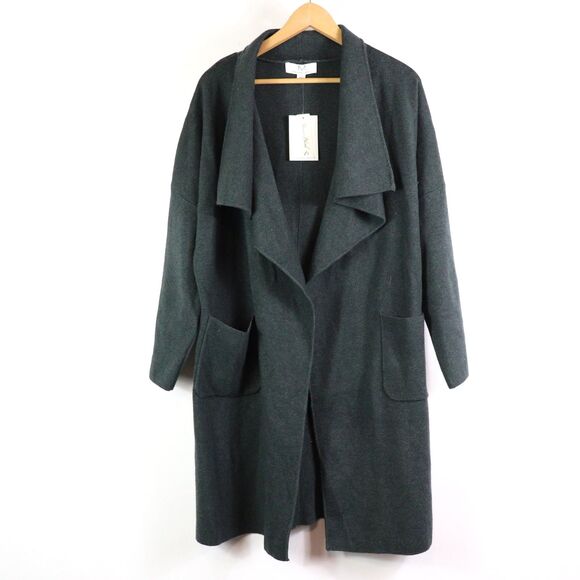 NWT Magaschoni Long Sweater Cardigan size L - Picture 1 of 6